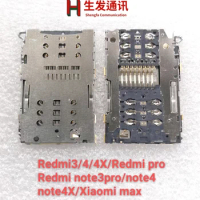 10-50pcs/Original Sim Card Reader Tray Slot For Redmi3 4 4X 4prime Redmi pro note3pro note4 note4X note3 Xiaomi max