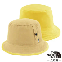 【The North Face】男女 CLASS V 輕質透氣雙面可戴遮陽帽/7WGY-UWO 卡其/鵝黃 N