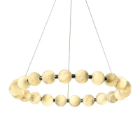 Pearl nordic living room magic bean chandelier modern minimalist light luxury atmospheric lamps