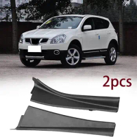 2pcs Fit For 08-15 Nissan Qashqai Wiper Water Deflector Plate Front Windshield