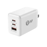 Củ sạc 9FIT PD 65W 1A2C GaN White - 9FAC002W
