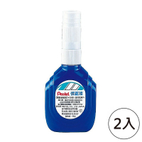 【Pentel 飛龍】ZL1萬能速乾型修正液 藍(2入1包)