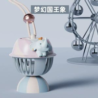 馬戲團鈴鐺掛脖風扇隨身行動式創意手持風扇USB充電風扇