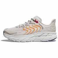 HOKA ONE ONE VIBRANT BLOOM CLIFTON LS GREY