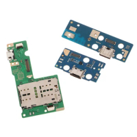 1Pc USB Charger Charging Dock Flex Cable Port Board Sim Card Connector Plug For Lenovo Tab P11 J606F M10 Plus HD FHD X505F X606F