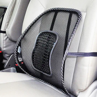 Car Seat Massage Back Lumbar Support Mesh Ventilate Cushion for Toyota Chr Accessories Tesla Model Y Accessories