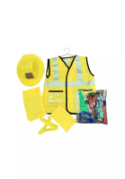 S&amp;J Co. Party Supplies Kids Costume Cosplay Chef / Doctor / Fireman / Police / Contractor Series - Contractor