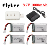 3.7V 1000mAh Lipo Battery / Charger for Syma X5 X5C X5SC X5SW TK M68 CX-30 K60 905 V931 RC Quadcopter Drone spare parts Battery