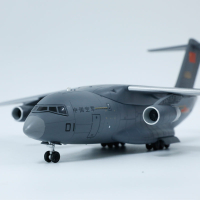玩具模型 1:130運20飛機模型國產Y-20禮品擺件合金仿真軍事航模鯤鵬運輸機-快速出貨