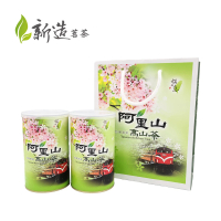 新造茗茶 阿里山頂級手採珠露茶葉 150gx2罐(石棹/珠露/阿里山/烏龍茶)