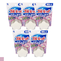 日本 小林製藥 馬桶芳香消臭清潔錠 皂香 粉色120g 5入組