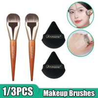 Ultra Thin Foundation Brush Lightweight and Thin Face Flat Contour Brush Contour Brush Blending Foundation Cream Makeup Brushes