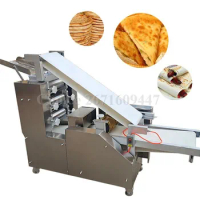 Automatic Pizza Crust Flour Roti Tortilla Maker Pita Bread Chapati Pizza Base Making Machine