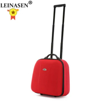 17 Inch Women Cabin Luggage Bag on wheels wheeled Bag Rolling Trolley bags Business Travel Bag For men carry on luggage suitcase