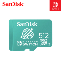 【SanDisk 晟碟】SWITCH 專用 microSDXC UHS-I U3 512GB 記憶卡