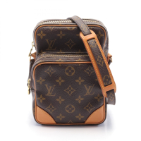 LOUIS VUITTON LV 路易威登 棕色 原花 PVC塗層帆布 Amazon 肩背包 M45236  【二手名牌BRAND OFF】