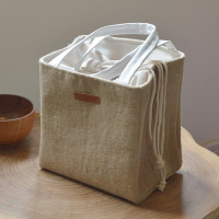 加厚鋁箔帆布保溫袋學生便當盒北歐午飯餐手拎飯盒袋子大號日式女