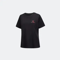 T-Shirt ARC'TERYX Cotton Kaos Pria Wanita Lengan Pendek Keren untuk Street Style Black XL
