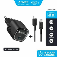 Anker 25W GaN USB C Charger, Compact Support PPS & Fast Charging for Samsung iPhone - A2656 25W GAN+