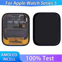 AMOLED LCD Touch Screen Display for Apple Watch Series 5, Digitizer Assembly Replace for iWatch S5, 40mm, 44mm