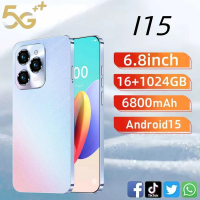The I15 smartphone features a 6.8-inch screen, 16GB of RAM, 1TB of internal storage, a 6800mAh batte