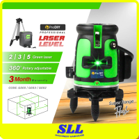 2 Line 3 Line 5 Line Green Laser Level 360° Rotary Automatic Lazer Level Line Adjustable G508 G505 G