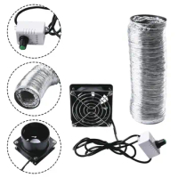 Smoke Absorber Fume Extractor Fan Pipe Duct Exhuast Fan USB Adjustable Speed For Kitchen Bathroom Workshop Welding Accessories