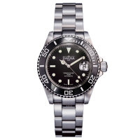 DAVOSA Ternos Ceramic 200米陶瓷框潛水腕錶-黑/40mm