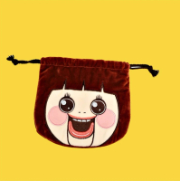 SHO-CHAN - 小燦 |多用毛絨索繩袋 化妝袋 