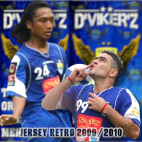 Jersey persib 2009/2010 retro kualitas GRAD3 OR1