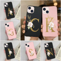 Case For Apple iPhone 13 Pro Max Luxury Shockproof Fashion Flower Letters Soft Silicone Case For Apple iPhone 13 Mini Funda Capa