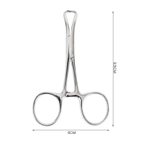 1pc Dental Surgical Cloth Towel Clamp Forceps 90mm Stainless Steel Medical Cloth Forcep Orthopedics