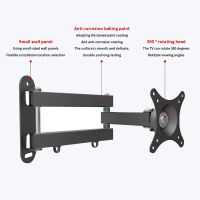Chuyển động đầy đủ màn hình TV Wall Mount Bracket cánh tay có khớp nối xoay nghiêng mở rộng xoay cho