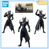 Genuine Bandai TIGER &amp; BUNNY 2 SHF Mr BLACK Anime Action Figures Model Figure Toys Collectible Gift for Toys Hobbies Children