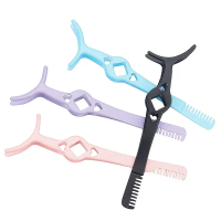 1 Piece False Eyelash Tweezers Eyelash Curler Comb Makeup Tool Auxiliary Eyelash Curler Mink Eyelash