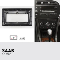 9 inch Car Fascia Radio Panel for SAAB 93 SAAB 9-3 2007-2011 Dash Kit Install GPS Facia Console Bezel 9inch Adapter Plate Trim