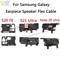For Samsung Galaxy Note 20 ultra Ear Earpiece Speaker s20 FE Flex Cable Headphone For Samsung S21 ultra Jack Audio Repair