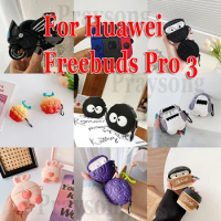Fashion Cover for Huawei Freebuds Pro 3 Case Cartoon Silicone Case for Freebuds Freebuds Pro 3 Funda Protective Free Buds Cover