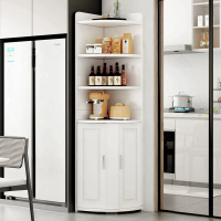 Corner Book Shelf Side Cabinet With Drawer Corner Shelves Book Cabinet Almari Furniture White
