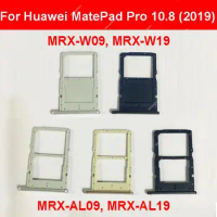 Dual &amp; Single SIM Card Tray For Huawei Matepad Pro 10.8 (2019) MRX-W09 MRX-W19 MRX-AL09 MRX-AL19 Sim Card Adpter Repair Parts