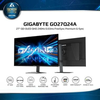 Monitor OLED Gigabyte GO27Q24A 27 inch QD-OLED 1440p 2K QHD 240Hz 0.03ms 99% DCI-P3 FreeSync Premium