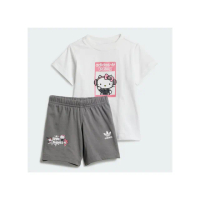【adidas 官方旗艦】HELLO KITTY 運動套裝 短袖/短褲 嬰幼童裝 - Originals IT7915