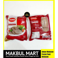Yona Beef Patties 1000Gr / 1Kg Pasti Diskon