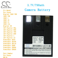 Cameron Sino790mAh Camera Battery for Canon Digital IXUS 700 IXUS 750 I I5 II IXUS IIs Digital 30 IXY Digital 30a NB-3L