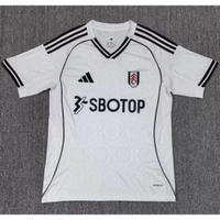 Jersey with logo (S--2XL) 25/26 Fulham Home & Away Fans Football Jersey