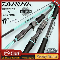 DAIWA Carbon Lure Spinning Fishing Rod M Power Casting Rod Joran Pancing Portable Baitcasting Rod Ou