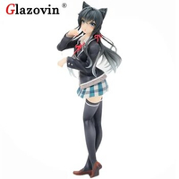 Glazovin Original Genuine Taito Coreful Japanese 20cm My Youth Romantic Comedy Yukinoshita Yukino Cat Ear PVC Action Figure