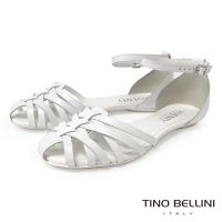 預購 TINO BELLINI 貝里尼 巴西進口編織包趾涼鞋FSWV001(白色)