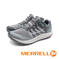 【MERRELL】女 ANTORA 3 GORE-TEX 防水輕量越野健行鞋 女鞋(灰藍色)