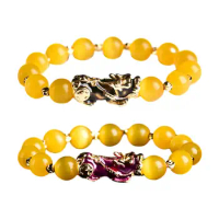 Feng Shui Bracelets Traditional Trendy Handmade Anniversary Gift Bead Bracelets Color Changing Bracelets for Daily Wear Unisex